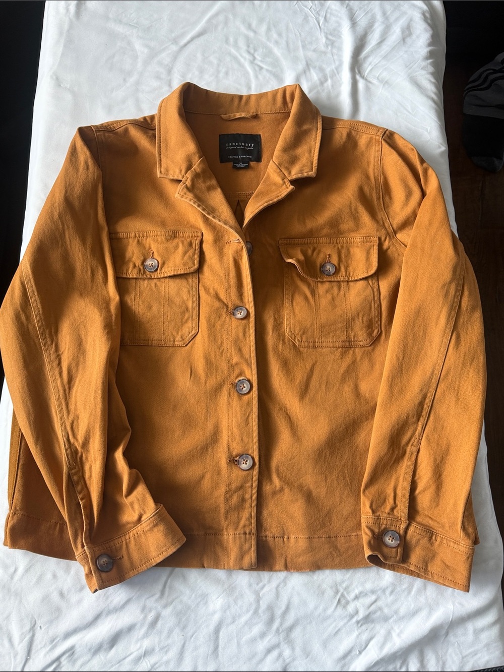 Sanctuary Burnt Orange Chore Jacket, Size XL